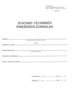statines lt - Statinio techninės priežiūros žurnalas, 2 priedas, A4, 14 lapų - 2 nuotrauka