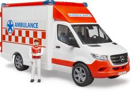 modely - BRUDER Greitosios pagalbos automobilis MB SPRINTER 02676 - 3 nuotrauka