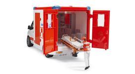 modely - BRUDER Greitosios pagalbos automobilis MB SPRINTER 02676 - 2 nuotrauka