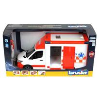 modely - BRUDER Greitosios pagalbos automobilis MB SPRINTER 02676 - 6 nuotrauka