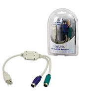 ps2 adapteris - LogiLink Adapter USB to 2x PS/2 - 2 nuotrauka