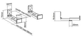 televizoriaus laikiklis - NEOMOUNTS BY NEWSTAR SOUNDBAR WALL MOUNT - 6 nuotrauka