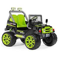 Elektromobilis PEG PEREGO GAUCHO SPORT 12V12Ah žalias