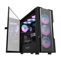 korpuso ventiliatoriai argb - Darkflash DK431 Mesh - 2 nuotrauka