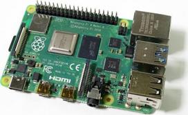 modeliai - Raspberry Pi 4 model B WiFi DualBand Bluetooth 2GB RAM 1,5GHz - 1 nuotrauka