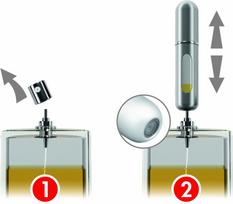 kvepalai 5 ml - Užpildomas kvepalų buteliukas Travalo, juodas, 5 ml - 4 nuotrauka