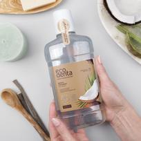 irus koki - Ecodenta Cosmos Organic Minty Coconut 500ml Dantų skalavimo skystis - 3 nuotrauka