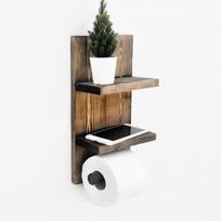 pakabinama lentyna medine - Kalune Design Sienos lentyna BORURAF219 - 4 nuotrauka