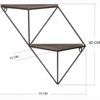 pakabinama lentyna medine - Kalune Design Sienos lentyna WR045 - 5 nuotrauka