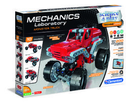clementoni mechanics - CLEMENTONI MECHANICS Konstruktorius Monster trucks, 75038 - 1 nuotrauka