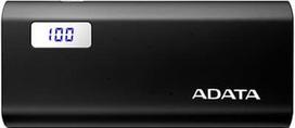 ADATA P12500D Power Bank 12500mAh Black (Juoda)