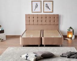 kalune design love - Kalune Design Dvigubas čiužinys, bazė ir galvos Latte - šviesiai ruda (140 x 190) - 4 nuotrauka