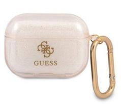 Guess GUAPUCG4GD 4G Glitter case for Airpods Pro Gold