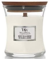 WoodWick White Tea & Jasmine aromatinė žvakė - 85 g.