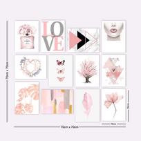 lova 150 200 - Sienos dekoracija Wallity 12MDF10 364LUL1240, 200 mm x 150 mm - 2 nuotrauka