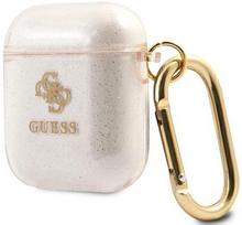 ausines guess - Ausinių dėklas Guess Glitter Collection, aukso - 2 nuotrauka