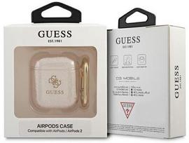 ausines guess - Ausinių dėklas Guess Glitter Collection, aukso - 4 nuotrauka