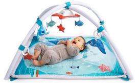 gimnastikos lankas - Lavinamasis kilimėlis Tiny Love Treasure The Ocean, 62 cm x 62 cm - 2 nuotrauka