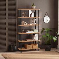 juoda knygu lentyna - Kalune Design Knygų lentyna Gala - juoda - 3 nuotrauka
