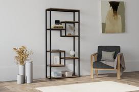 graikiniai riesutai - Kalune Design Knygų lentynos Emina - Walnut. - 2 nuotrauka