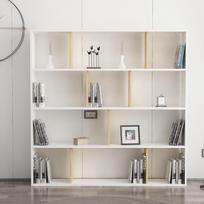 balta knygu lentyna - Kalune Design Knygų lentynos Hodbi - Baltas, Oak - 3 nuotrauka