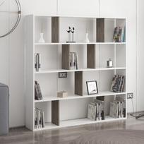balta knygu lentyna - Kalune Design Knygų lentynos Hodbi - Baltas, Wenge - 2 nuotrauka