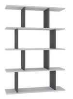 Kalune Design Knygų lentynos Harmon - Anthracite, Baltas
