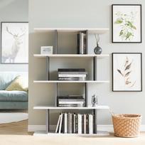 knygos home - Kalune Design Knygų lentynos Harmon - Anthracite, Baltas - 2 nuotrauka