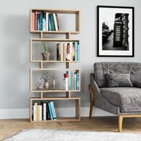 knygos home - Kalune Design Knygų lentynos Langdon - Oak - 2 nuotrauka