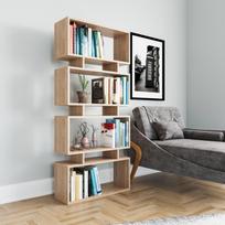 knygos home - Kalune Design Knygų lentynos Langdon - Oak - 3 nuotrauka