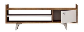TV staliukas Kalune Design Ticaba, rudas/baltas