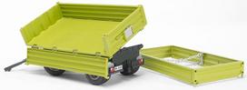 dumperis - Priekaba Bruder Fliegl Three Way Dumper 02203, žalia - 4 nuotrauka