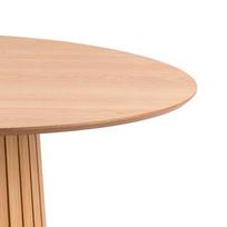 azuolo faneruote - Valgomojo stalas Actona Christo Round, ąžuolo, 1200 mm x 1200 mm x 750 mm - 3 nuotrauka