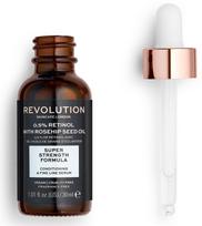 retinolis 0.5 - Makeup Revolution London Skincare 0,5% Retinol with Rosehip Seed Oil 30ml Moterims Serumai odai - 2 nuotrauka