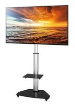 lcd stovas - Techly ICA-TR3SL reklaminio ekrano laikiklis 177,8 cm (70") Sidabras - 2 nuotrauka