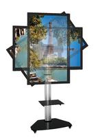 lcd stovas - Techly ICA-TR3SL reklaminio ekrano laikiklis 177,8 cm (70") Sidabras - 4 nuotrauka