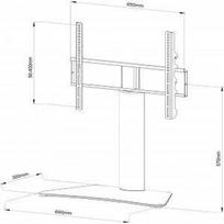 stovas televizoriaus - Televizoriaus laikiklis ART, 32-65", 60 kg - 5 nuotrauka