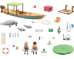 playmobil laivas - Konstruktorius Playmobil Wiltopia Boat Trip to the Manatees, 71 vnt. - 2 nuotrauka