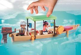 playmobil laivas - Konstruktorius Playmobil Wiltopia Boat Trip to the Manatees, 71 vnt. - 5 nuotrauka