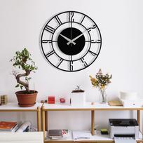 Sieninis kvarcinis laikrodis Wallity Enzoclock, juoda, 480 mm
