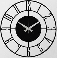 kvarciniai laikrodziai - Sieninis kvarcinis laikrodis Wallity Enzoclock, juoda, 480 mm - 2 nuotrauka