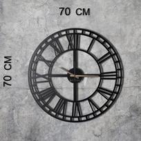 stalinis laikrodis - Sienos dekoracija Wallity Wall Clock Classic XL 805BSG1105, 700 mm x 700 mm - 4 nuotrauka