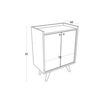 spintele 70 - Kalune Design Daugiafunkcinė kabinetas Seul - 5 nuotrauka