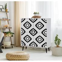 balta juoda komoda - Kalune Design Daugiafunkcinė kabinetas Fas - 4 nuotrauka