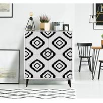 balta juoda komoda - Kalune Design Daugiafunkcinė kabinetas Fas - 5 nuotrauka
