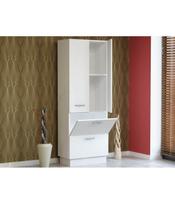 komodas spintos - Kalune Design Daugiafunkcinė kabinetas Yaşam - Baltas - 3 nuotrauka