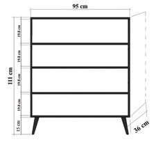 kalune design komoda - Kalune Design Daugiafunkcinė kabinetas Multilux - 726 - 9 nuotrauka