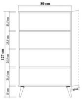 kalune design komoda - Kalune Design Daugiafunkcinė kabinetas Multibox - 220 - 9 nuotrauka