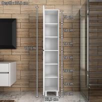 balta spinta 35 - Kalune Design Daugiafunkcinė kabinetas M1 - 1100 - 7 nuotrauka
