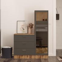 komoda 100 - Kalune Design Kelių paskirties kabinetas CC6-AA - 3 nuotrauka